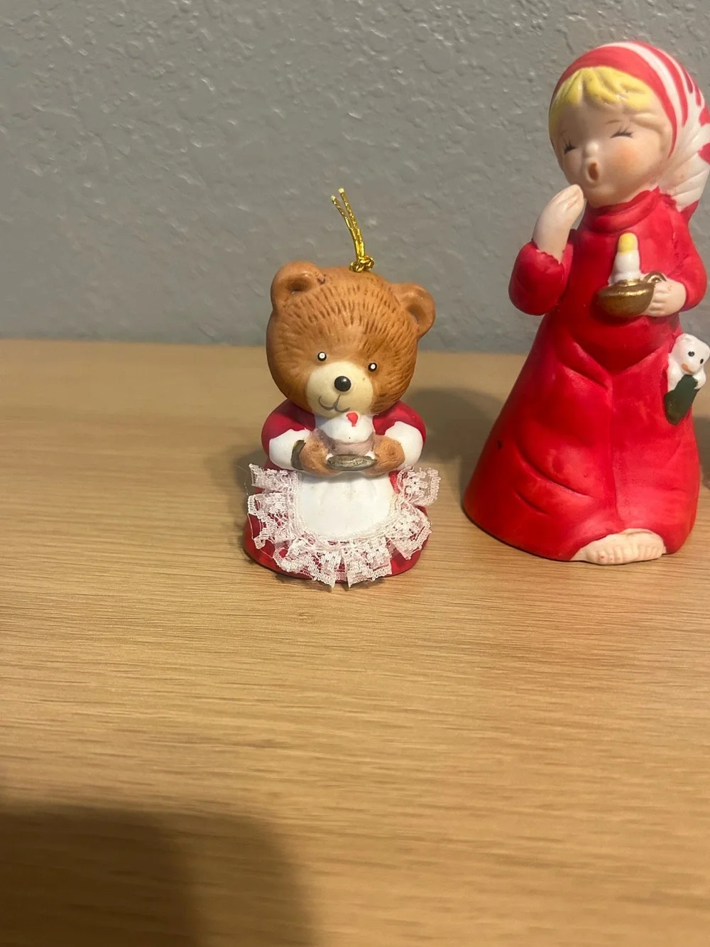 Vintage 1978 Jasco & BOA Christmas Bell Ornaments Lot of 4.